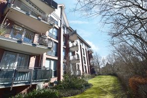 10 Balkone sind nach Suedwesten ausgerichtet