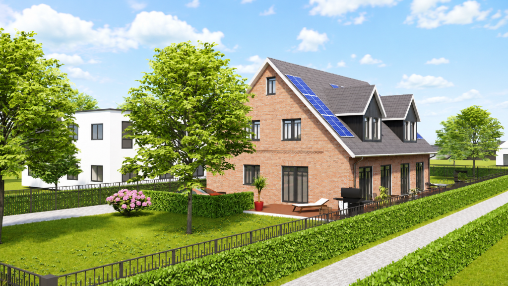 Dass Bauen auch heute noch preiswert möglich ist, beweisen wir Ihnen mit diesem Projekt in Bergstedt 3 0 Visu 4 FG Dass schoen bauen auch preiswert geht zeigen wir mit diesem Projekt